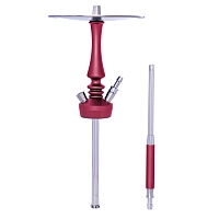 Фото  Кальян Hoob Mars Pro mini | Винный красный x Нержавеющая сталь 