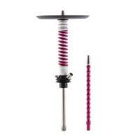 Фото 1 Кальян MAMAY CUSTOMS Coilovers MINI бело-розовый лак (грав. коты) (без колбы) 