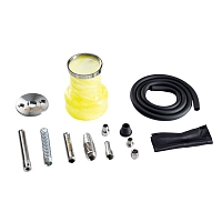 Фото 4 Кальян Pizduk LITE Orange-bag (Желто-белая колба) 