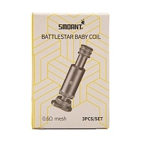 Фото  Испаритель SMOANT Battlestar Baby 0.6 3шт 