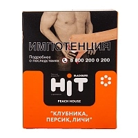 Фото  BlackBurn HiT 14 с ароматом клубника, персик, личи (Peach House), 30гр. 