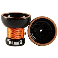 Фото  Чашка Tortuga Мистер Брю оранжевая 