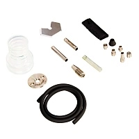 Фото 2 Кальян Pizduk Hookah (black-bag) прозрачная колба 