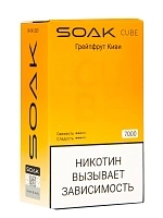 Фото  SOAK CUBE Грейпфрут Киви 7000 затяжек 