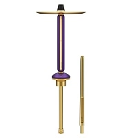 Фото  Кальян Alpha Hookah ECHO Jade Purple(Gold)(без колбы) 