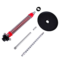 Фото 4 Кальян MAMAY CUSTOMS Coilovers розовый ф-хром (без колбы) 