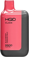 Фото  HQD CLICK Устройство + картридж Ежевика Мараккуйя (5500 затяжек) 