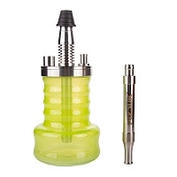 Фото 1 Кальян Pizduk Hookah (bordeaux-bag) салатовая колба 