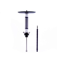 Фото 1 Кальян MAMAY CUSTOMS Coilovers MINI бело-фиолетовый лак (грав. коты) (без колбы) 