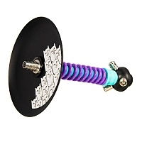 Фото 2 Кальян MAMAY CUSTOMS Coilovers MINI чёрный-space (грав. Rip Dip) (без колбы) 