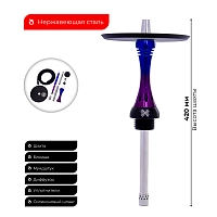 Фото 1 Кальян Alpha Hookah X midnight candy (без колбы) 