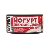 Фото  SEBERO Black с ароматом Йогурт персик-дыня (Чудесный йогурт), 25 гр. 