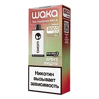 Фото  WAKA Арбуз Вишня (8000 затяжек) 