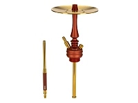 Фото 1 Кальян Hoob Mars mini Винный красный х Нержавеющая сталь 