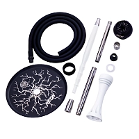 Фото 4 Кальян Alpha Hookah X SS neon (без колбы) 