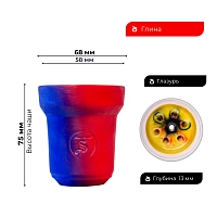 Фото 2 Чашка ST Classic Form Indigo Classic малиново-голубая 