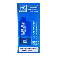 Фото 2 MIKING POD-система + картридж Blue Raspberry (5500 затяжек) 