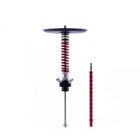 Фото  Кальян MAMAY CUSTOMS Coilovers MINI хром-бордовый (без колбы) 