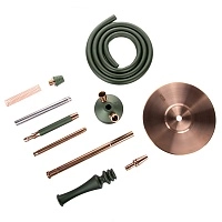 Фото 1 Кальян Hoob Mars mini Британский гоночный зелёный x Бронза 