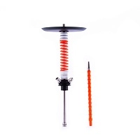 Фото 1 Кальян MAMAY CUSTOMS Coilovers MINI бело-оранжевый (грав. BBS) (без колбы) 