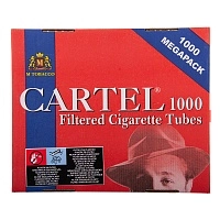 Фото  Гильзы сигаретные с фильтром CARTEL 84x15мм карт. коробка (1000шт) 