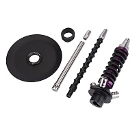 Фото 3 Кальян MAMAY CUSTOMS Coilover Micro пурпурный сплеш (без колбы) 