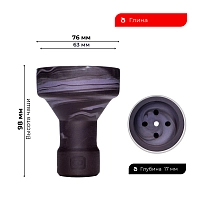 Фото 2 Чашка Форма Убивашка L фиолетовая 