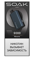 Фото 1 SOAK DARK BLUE Масала 9000 затяжек 