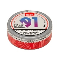 Фото 2 Табак жевательный Trava Slim с арамотом Menthol 