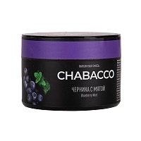 Фото  Chabacco Medium с ароматом Черника с мятой (Blueberry Mint), 40гр. 