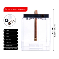 Фото 2 Кальян Hoob Atom Black x Bronze | Комплект Стандарт 