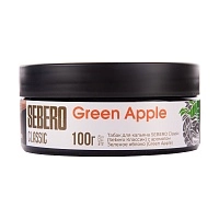Фото 1 SEBERO Classic с ароматом Зеленое яблоко (Green apple), 100 гр. 