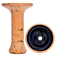 Фото 1 Чашка Облако Mono Phunnel S 01 оранжевая с чёрным 