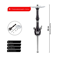 Фото 2 Шахта Mr. Wood Elegant (Black) (без колбы) 