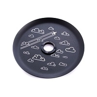 Фото 2 Кальян MAMAY CUSTOMS Coilovers MINI морская волна-чёрный (без колбы) гр. облака 