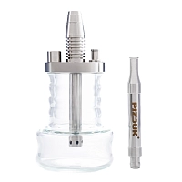 Фото 1 Кальян Pizduk Hookah (bordeaux-bag) прозрачная колба 