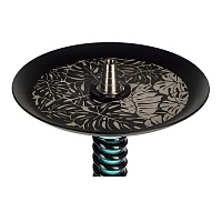 Фото 3 Кальян MAMAY CUSTOMS Coilovers мятно-черный (грав. Эра) (без колбы) 