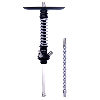 Фото 1 Кальян MAMAY CUSTOMS Coilovers MINI чёрный-хром (без колбы) 