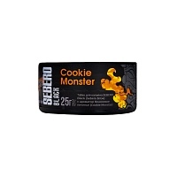 Фото  SEBERO Black с ароматом Кокосовое печенье (Cookie Monster), 25 гр. 