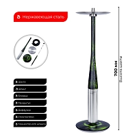 Фото 1 Кальян UNION Argument 3X зелёный 