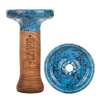 Фото  Чашка Облако Phunnel S Glaze Top 64 голубо-черный мрамор 