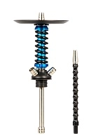 Фото 1 Кальян MAMAY CUSTOMS Coilover Micro голубо-чёрный (без колбы) 