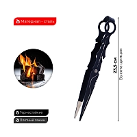 Фото 3 Щипцы Alpha Hookah Tongs - Spike 