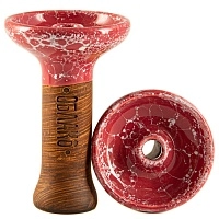 Фото  Чашка Облако Phunnel M Glaze Top малиново-белый мрамор 