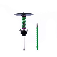 Фото  Кальян MAMAY CUSTOMS Coilover Micro фиолетово-зелёный (без колбы) (гр. Фургон) 