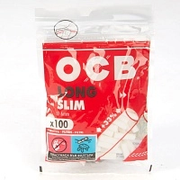 Фото  Фильтры для самокруток OCB SLIM EXTRA LONG 6/20мм(100шт) 