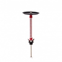 Фото  Кальян MAMAY CUSTOMS Coilovers красно-белый (без колбы) 