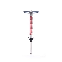 Фото 1 Кальян MAMAY CUSTOMS Coilovers бело-розовый (грав. kitty) (без колбы) 