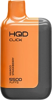 Фото  HQD CLICK Устройство + картридж Манго Клубника (5500 затяжек) 