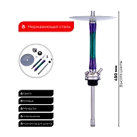 Фото 2 Кальян DSH EX Emerald Violet (без колбы) 